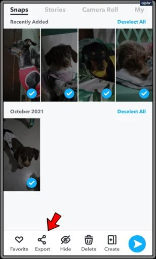 Jak wyeksportować wszystkie wspomnienia w Snapchacie
