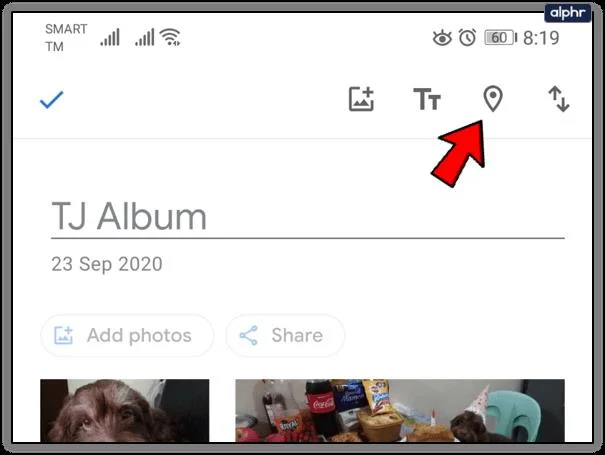 Cómo agregar texto en Google Photos