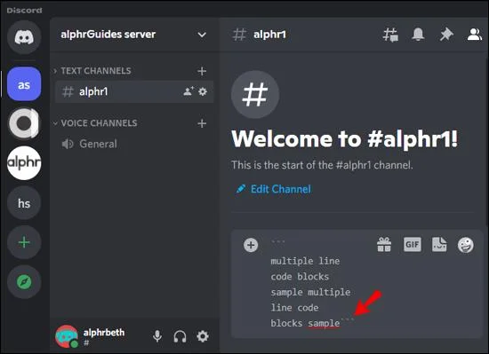 Como usar blocos de código no Discord