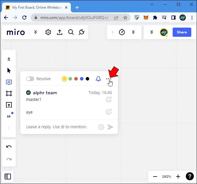 Cara Menambahkan Komentar Di Miro