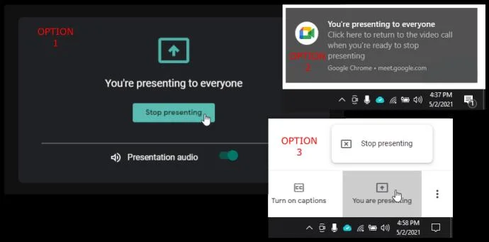 Google Meetで音声を共有する方法