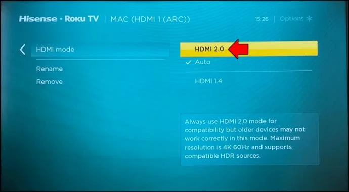 Hisense TV에서 4K를 켜는 방법