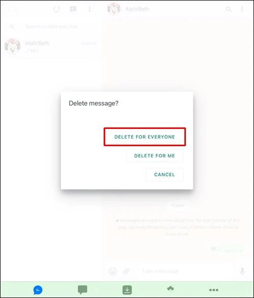 چگونه یک پیام را در واتس اپ حذف کنیم