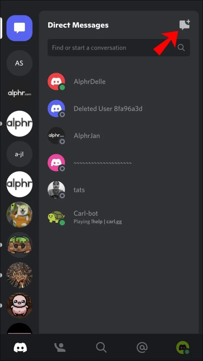 نحوه ارسال پیام به خود در Discord
