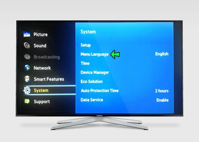 So ändern Sie die Sprache auf einem Samsung-Fernseher So ändern Sie die Sprache auf einem Samsung-Fernseher