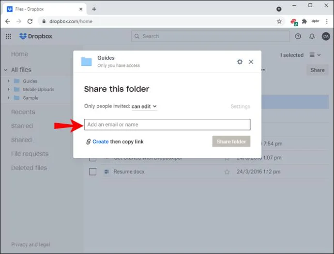 نحوه اشتراک گذاری فایل ها در Dropbox در رایانه شخصی یا تلفن هوشمند نحوه اشتراک گذاری فایل ها در Dropbox در رایانه شخصی یا تلفن هوشمند
