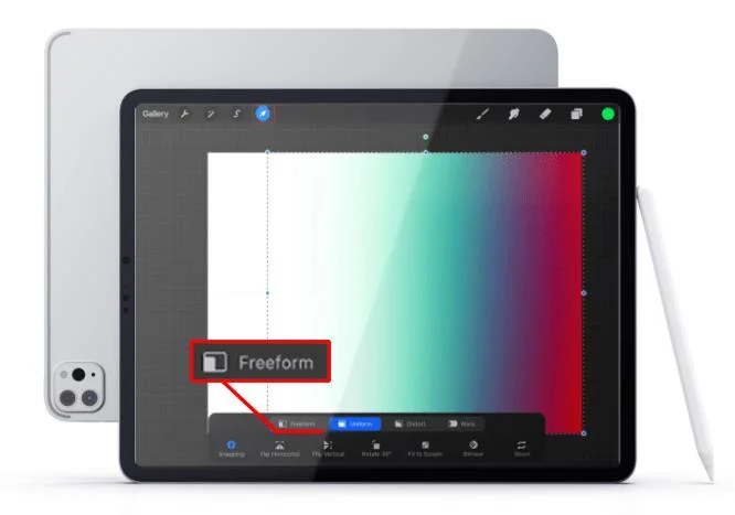Cara Mencerminkan Objek Dalam Lukisan Dalam Procreate