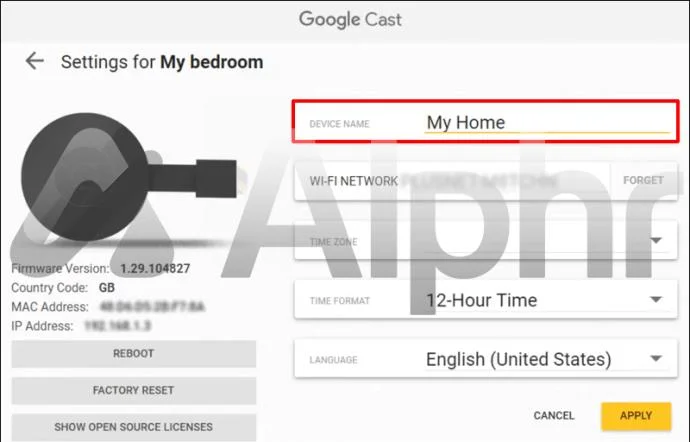 Cara Mengubah Nama Chromecast Anda