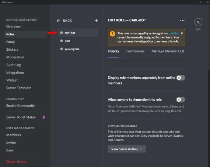 نحوه اضافه کردن نقش های واکنش در Discord