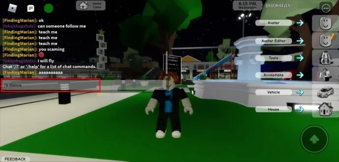 Cara Menggunakan Emote Di Roblox
