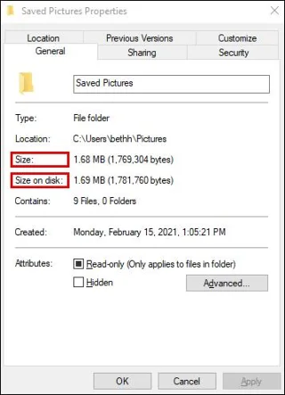 نحوه نمایش اندازه پوشه در رایانه شخصی، Google Drive یا Dropbox