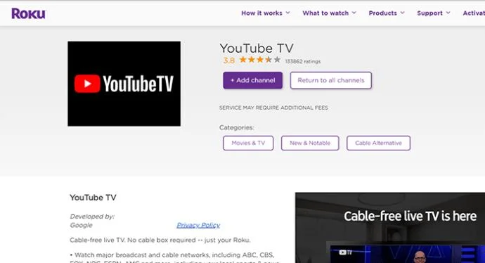 YouTube TV – نحوه افزودن کانال های پرمیوم