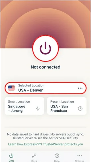 نحوه استفاده از VPN با کتاب ورزشی Caesars