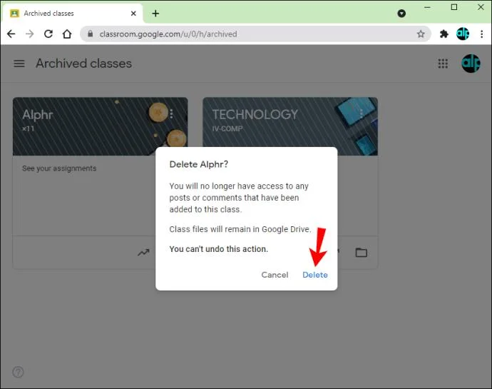 چگونه یک کلاس را در Google Classroom حذف کنیم