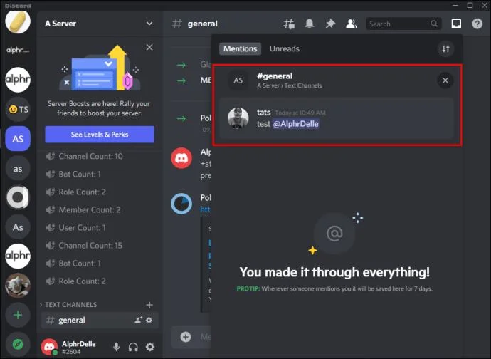 डिस्कॉर्ड में आपको किसने पिंग किया है, इसकी जांच कैसे करें
