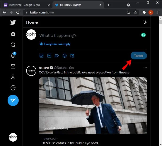 Kun je controleren wie er op een Twitter-peiling heeft gestemd?  Niet direct