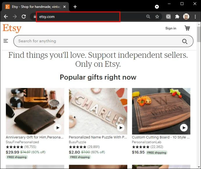 Etsy에서 이메일 주소를 변경하는 방법