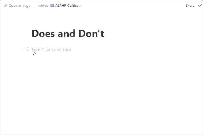 نحوه ایجاد یک پوشه در Notion