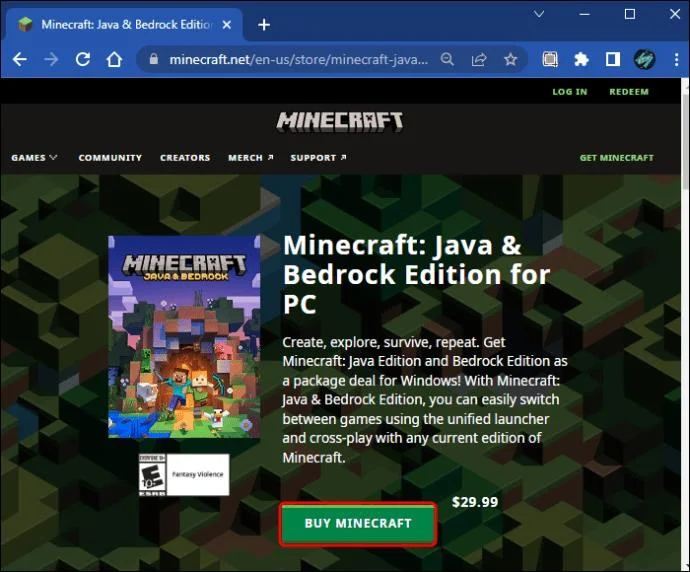 Come giocare a Minecraft Bedrock su un PC