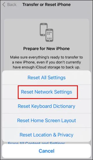 Apa yang Dilakukan Reset Pengaturan Jaringan?