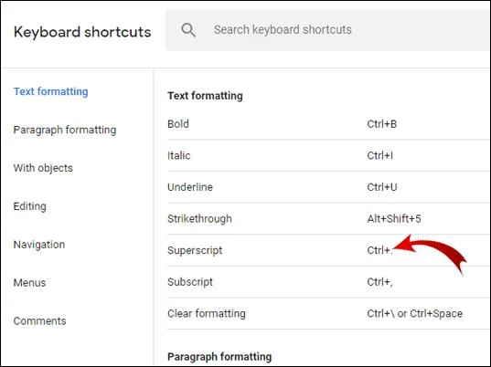So fügen Sie in Google Docs hoch- oder tiefgestellte Zeichen hinzu