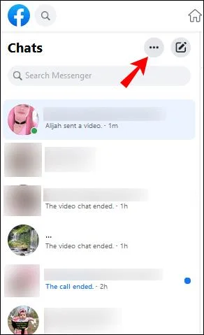 نحوه جستجو از طریق پیام ها در فیس بوک مسنجر
