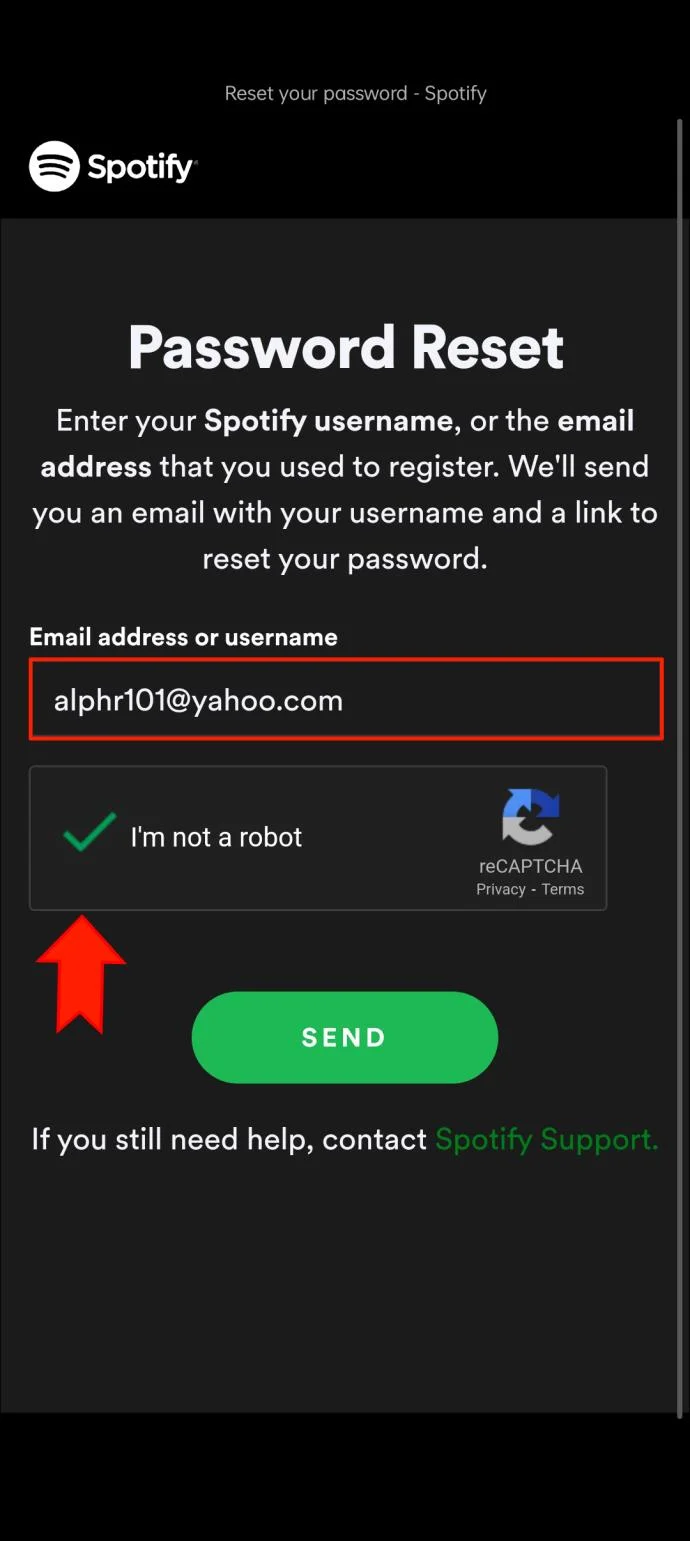 نحوه تغییر رمز عبور به حساب Spotify