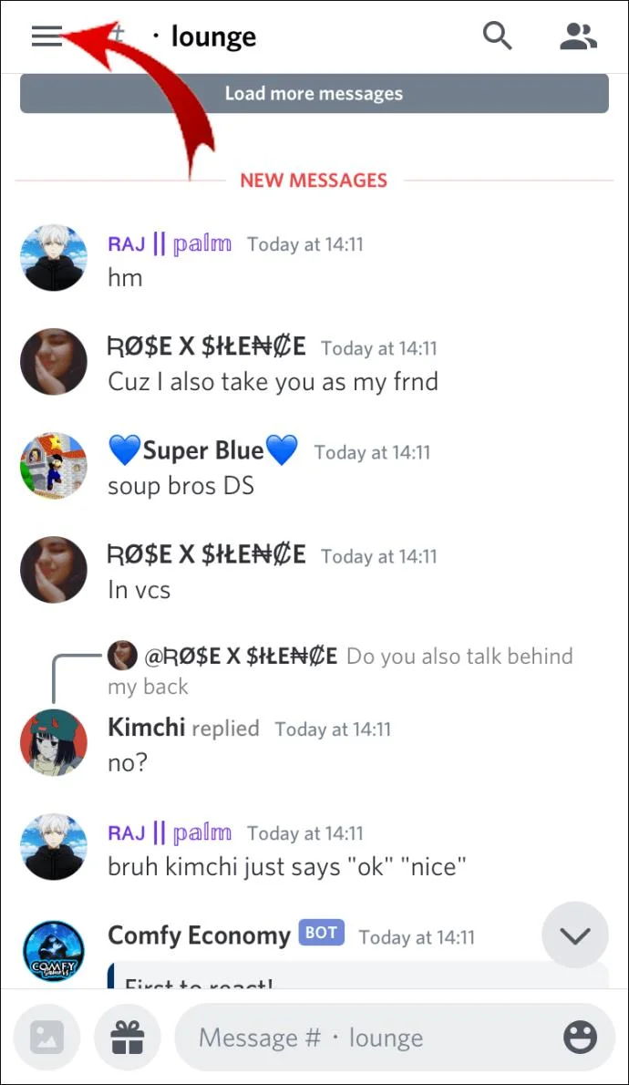 نحوه حذف یک پوشه در Discord