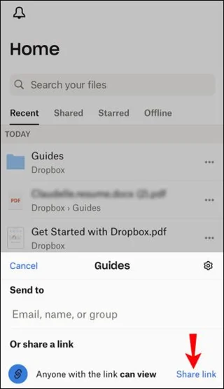 نحوه اشتراک گذاری فایل ها در Dropbox در رایانه شخصی یا تلفن هوشمند نحوه اشتراک گذاری فایل ها در Dropbox در رایانه شخصی یا تلفن هوشمند