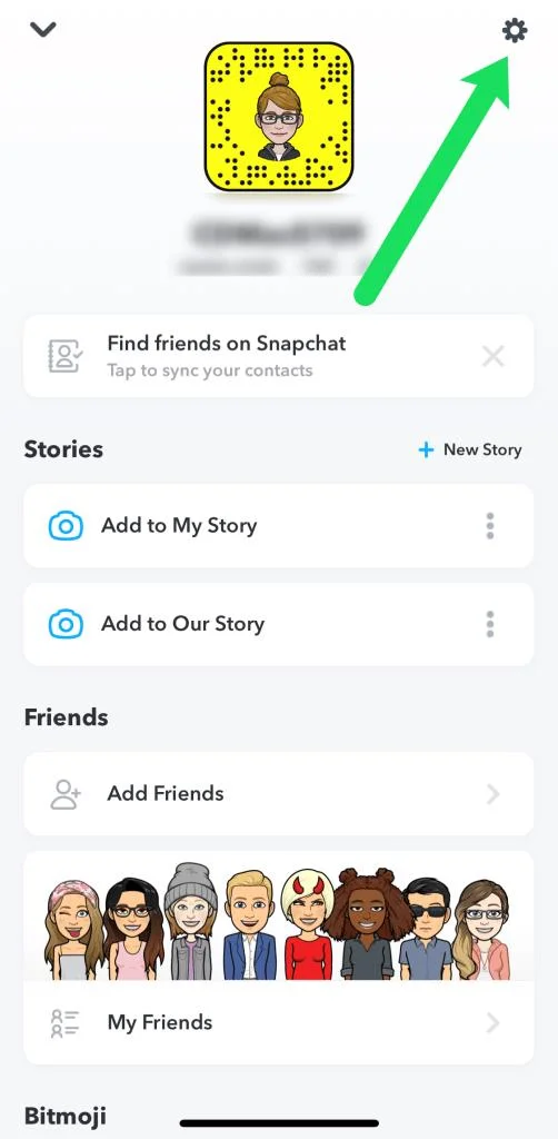 Jak wyczyścić wspomnienia Snapchata