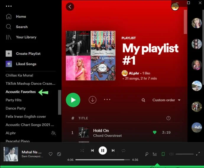 Kun je controleren wie je afspeellijst leuk vond in Spotify?