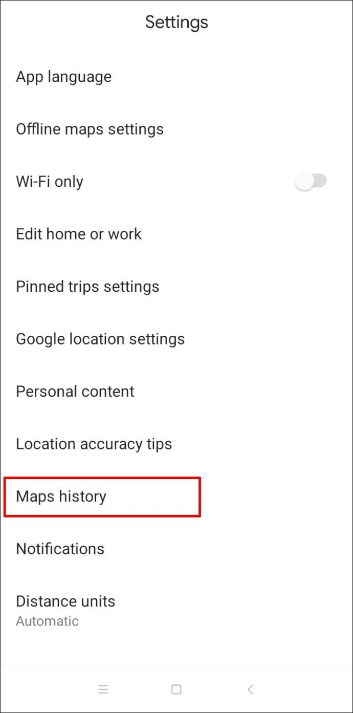 Jak wyświetlić historię wyszukiwania w Mapach Google