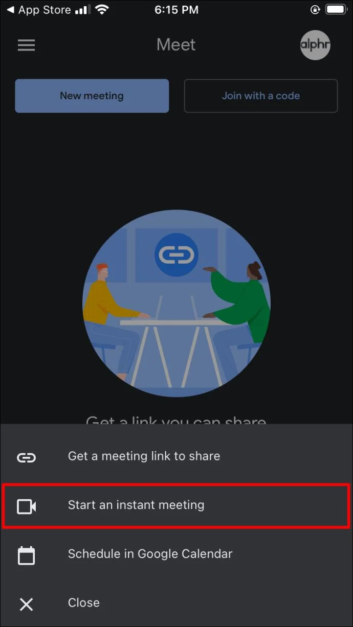 نحوه مشاهده شرکت کنندگان هنگام ارائه در Google Meet