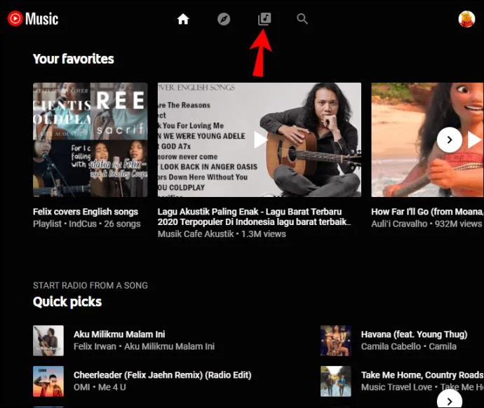 YouTube Music のライブラリに曲を追加または削除する方法