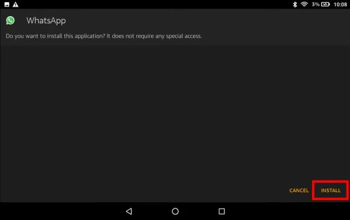 Come usare WhatsApp su un tablet Fire