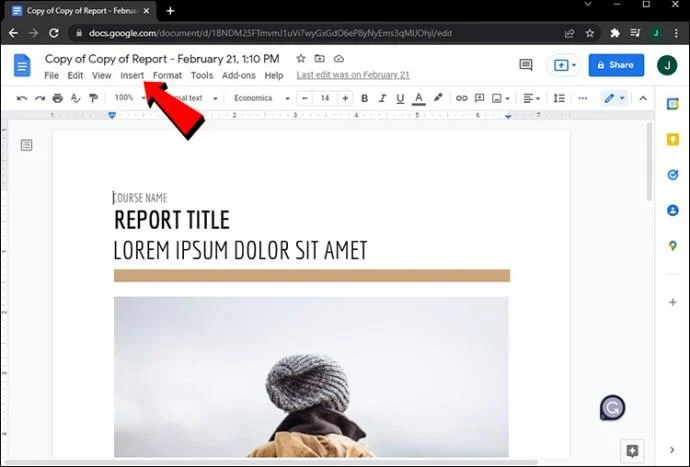 Jak tworzyć różne nagłówki dla różnych stron w Dokumentach Google