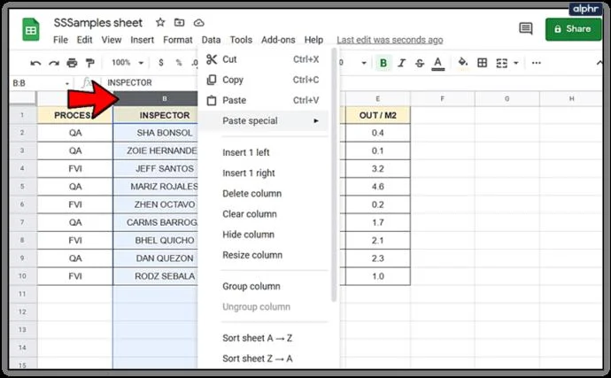 نحوه افزودن و حذف سطرها و ستون ها در Google Sheets