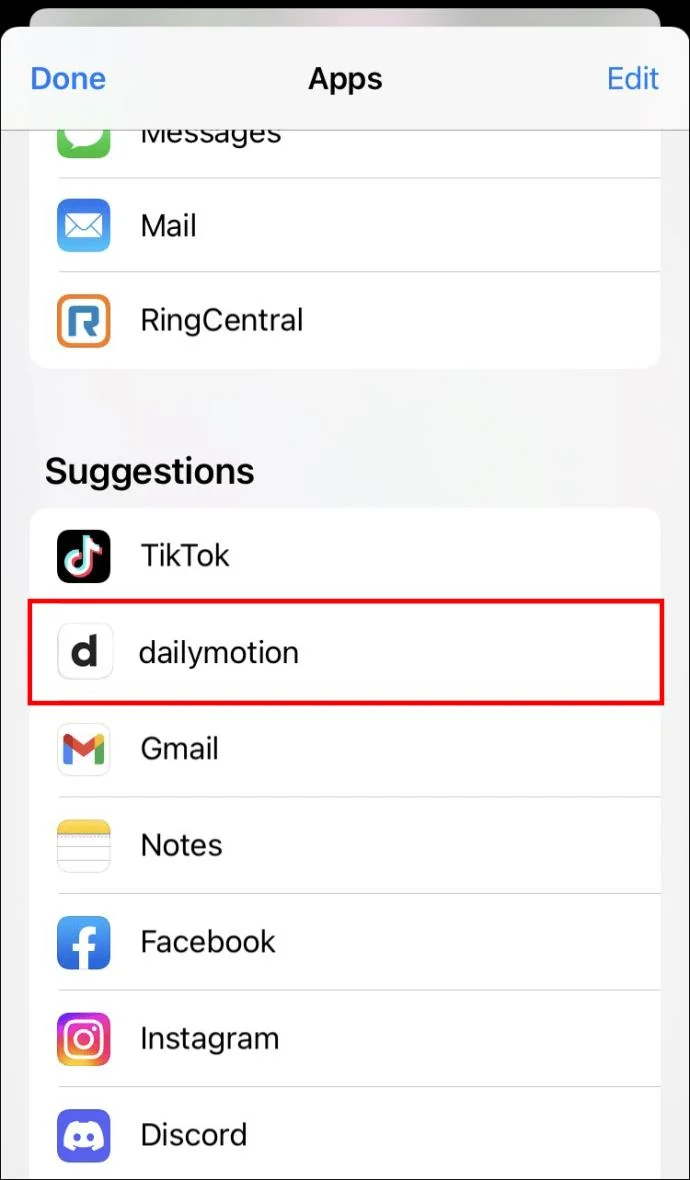Dailymotion 아이콘