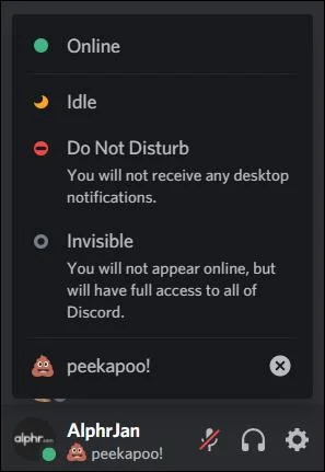 چگونه وضعیت خود را در Discord تغییر دهید