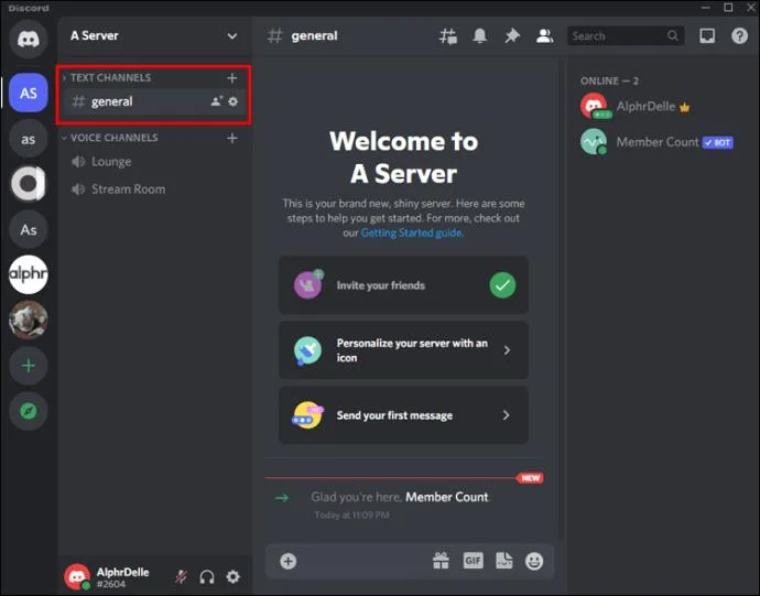 نحوه نمایش تعداد اعضا در Discord