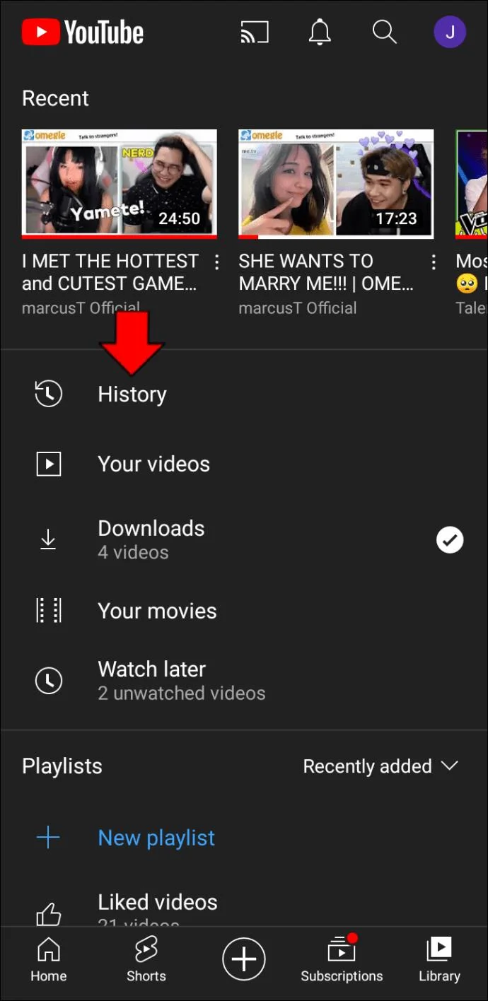 So zeigen Sie Ihre zuletzt angesehenen Videos auf YouTube an