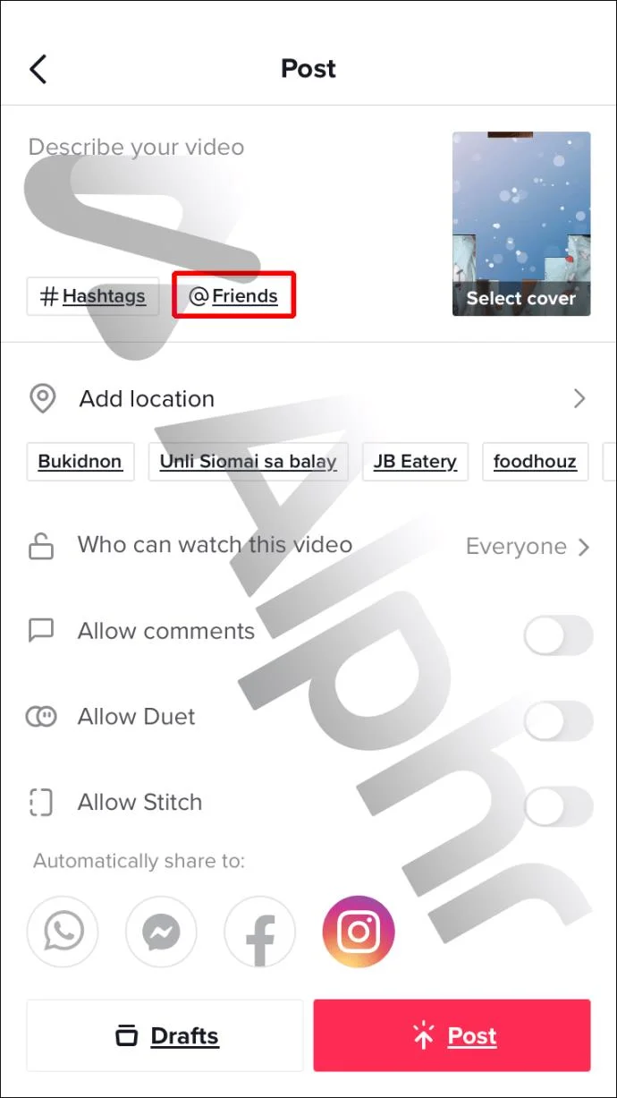 چگونه یک نفر را در TikTok تگ کنیم