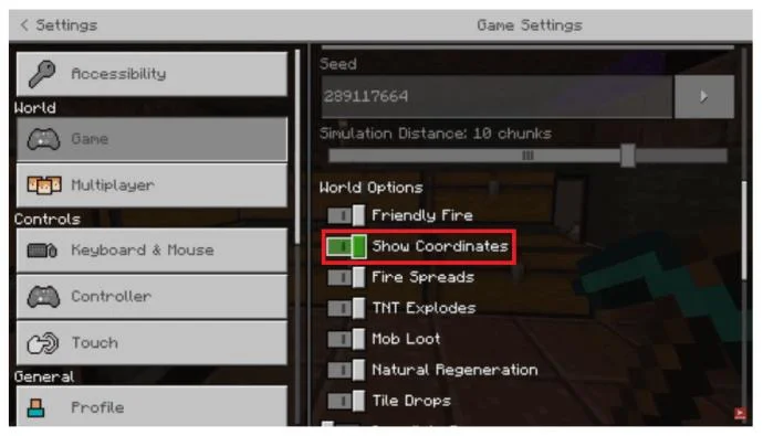 نحوه مشاهده مختصات در Minecraft