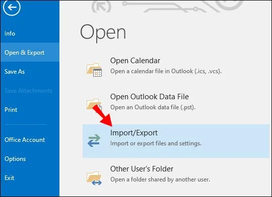 Como exportar todos os e-mails do Outlook