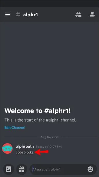 Como usar blocos de código no Discord