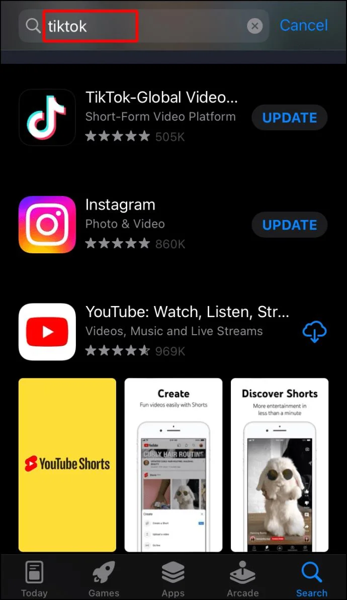 نحوه رفع مشکل TikTok