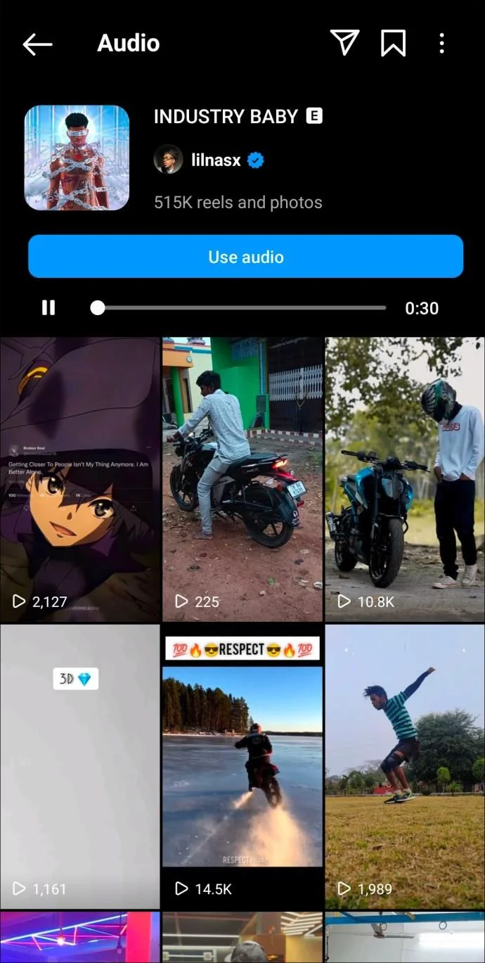 De beste Instagram Reels-nummers