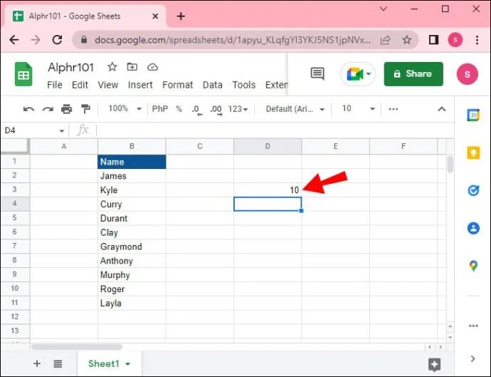 Jak liczyć unikalne wartości w Arkuszach Google