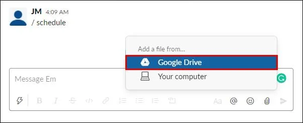 نحوه اتصال Google Drive به Slack