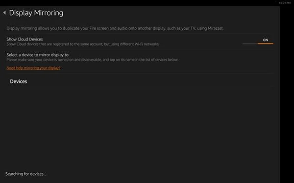 Kun je je Amazon Fire-tablet naar je televisie spiegelen?